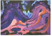 Ernst Ludwig Kirchner The Amselfluh Spain oil painting artist